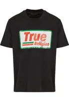 True Religion Tričko 'High Density'  zelená / oranžová / čierna / biela