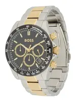 BOSS Analógové hodinky 'Hero 2.0'  zlatá / strieborná