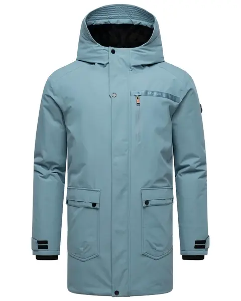 STONE HARBOUR Zimná parka 'Netaan XX'  modrosivá / čierna