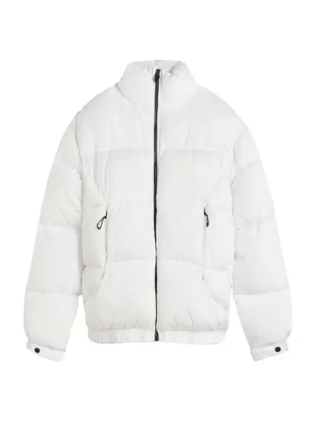 Bershka Zimná bunda  biela