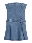 Bershka Šaty  modrá denim