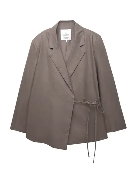 Pull&Bear Blejzer  tmavošedá