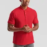 Iconic Polo Friut of the Loom Men's Red T-shirt