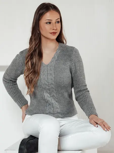 Svetr CASVINA jasnosivý