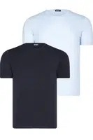 DUAL SET T8569 DEWBERRY BIKE COLLAR MENS T-SHIRT-BLUE-NAVY BLUE