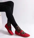 Gemre Red matte finish ballet flats Longhola