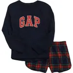 GAP V-FAM Dívčí pyžamo, tmavě modrá, velikost 6Y