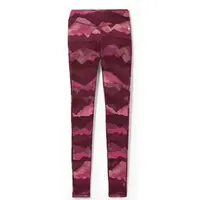 Smartwool W CLASSIC THERMAL MERINO BL PATTERN BB Dámské spodní kalhoty, vínová, velikost