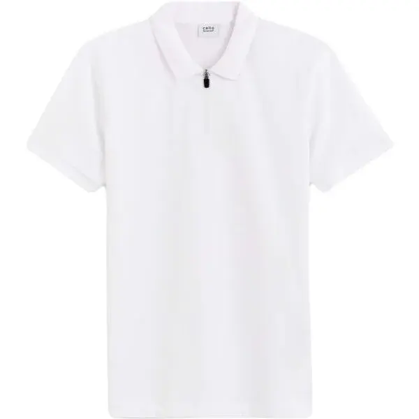 CELIO GEBENOIT Pánské polotričko, bílá, velikost