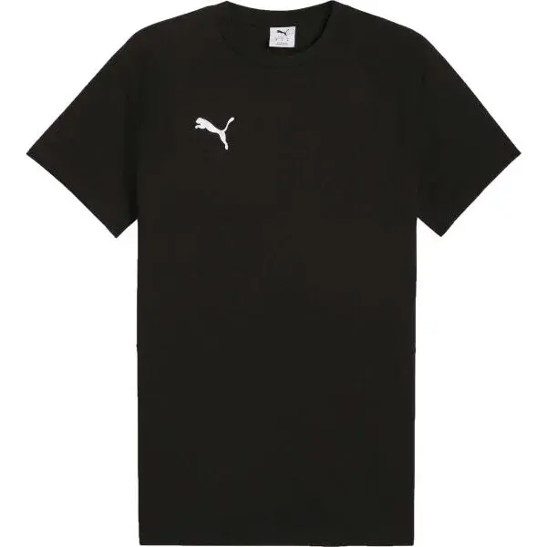Puma TEAMEVOSTRIPE TEE Pánské triko, černá, velikost