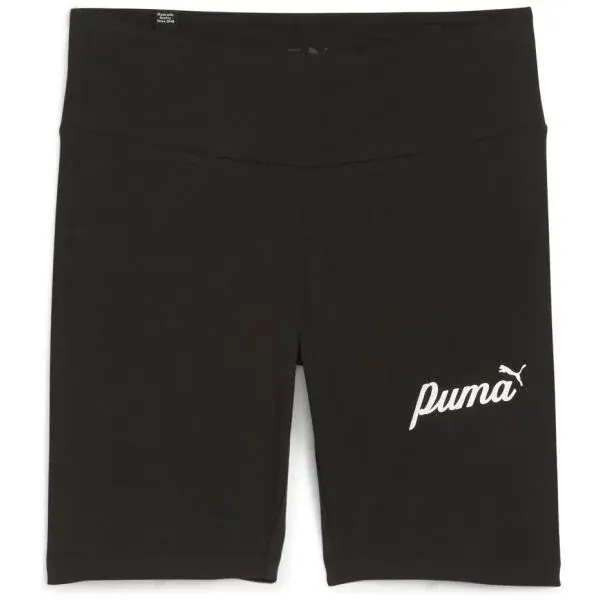 Puma ESSENTIALS+ BLOSSOM 7 SCRIPT SHORT Dámské kraťasy, černá, velikost