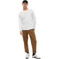 GAP ORIGINAL POCKET CREW Pánské tričko, bílá, velikost