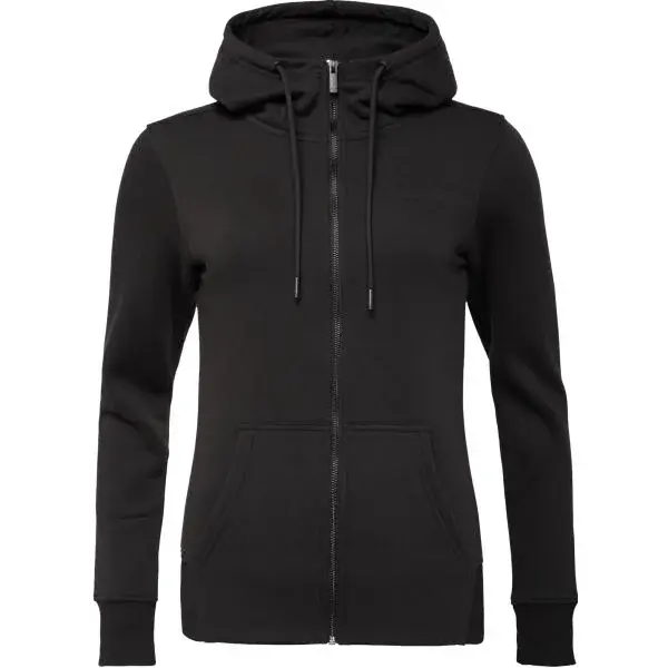 Willard WANITA Dámská celorozepínací mikina, černá, velikost XXL