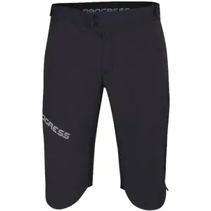 PROGRESS AXEL Pánské zateplené kraťasy, černá, velikost
