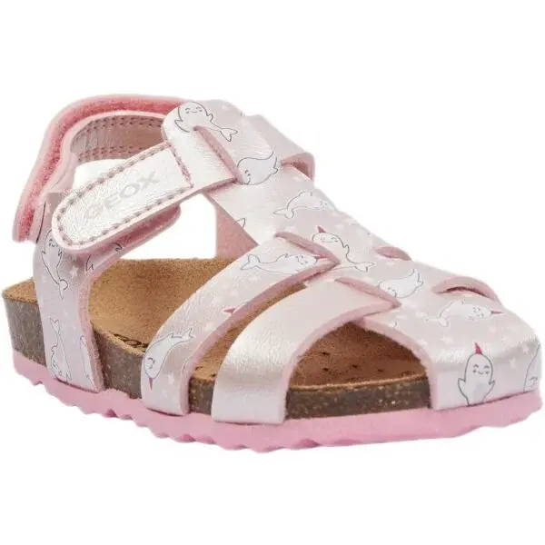 Geox B SANDAL CHALKI Dívčí sandálky, růžová, velikost