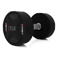 HMS HPC 17,5 KG Jednoruční činka, černá, velikost 17,5 KG