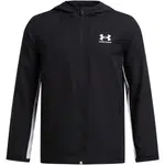 Under Armour RIVAL WOVEN JACKET Chlapecká bunda, černá, velikost L
