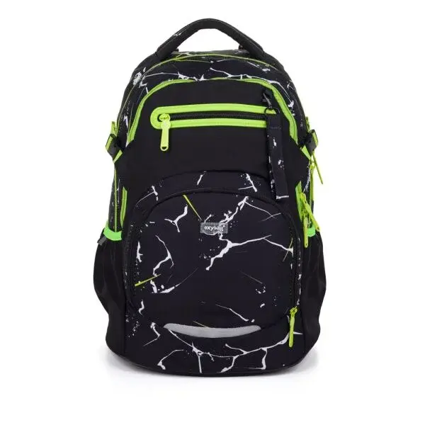 Oxybag ELECTRIC Školní batoh, černá, velikost