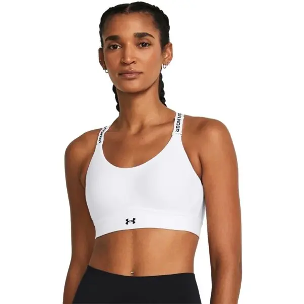 Under Armour INFINITY MID 2.0 Dámská podprsenka, bílá, velikost