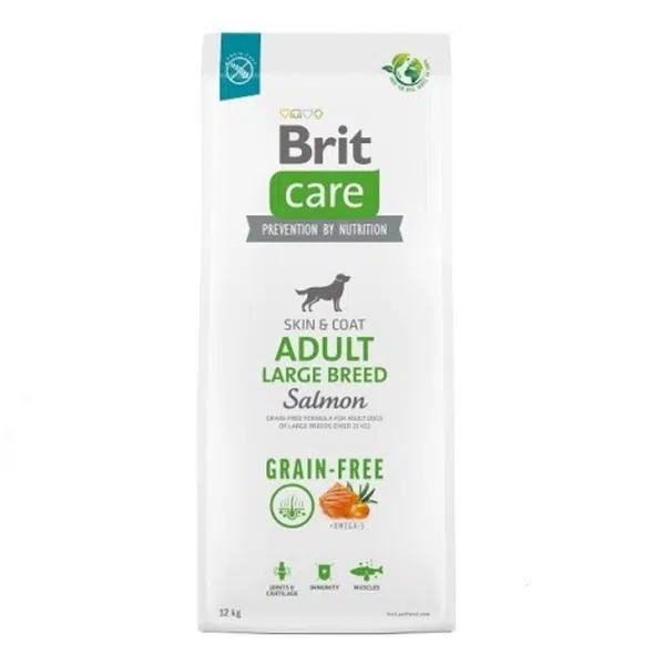 Brit Care Dog Grain-free Adult Large Breed Salmon 12 kg | Granule pre psov