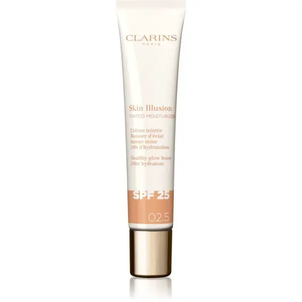 Clarins Skin Illusion Tinted Moisturizer tónovací krém SPF 25 odtieň 02 40 ml