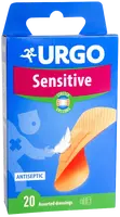 URGO Sensitive Stretch Náplasť antiseptická, citlivá pokožka, 3 veľkosti 20 ks