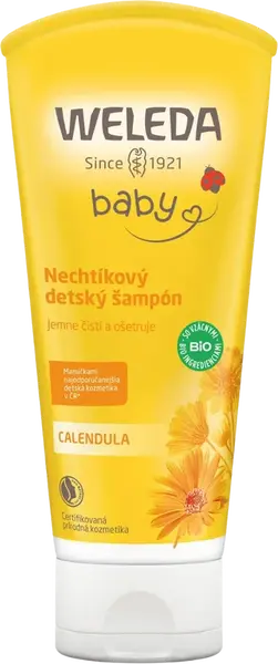 WELEDA Baby Nechtíkový detský šampón na telo a na vlasy 200 ml