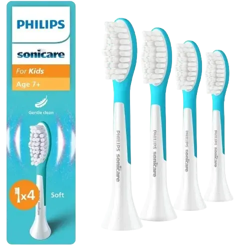 PHILIPS SONICARE for Kids Age 7+ HX6044/90 NH 4 ks