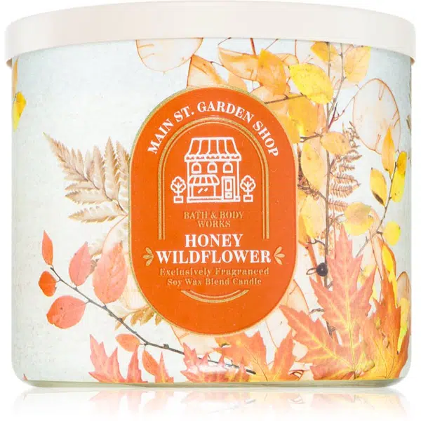 Bath & Body Works Honey Wildflower vonná sviečka 411 g