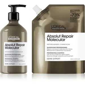 L’Oréal Professionnel Serie Expert Absolut Repair Molecular výhodné balenie pre poškodené vlasy