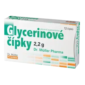 DR.MULLER Glycer.čapíky 2,2g 12 ks