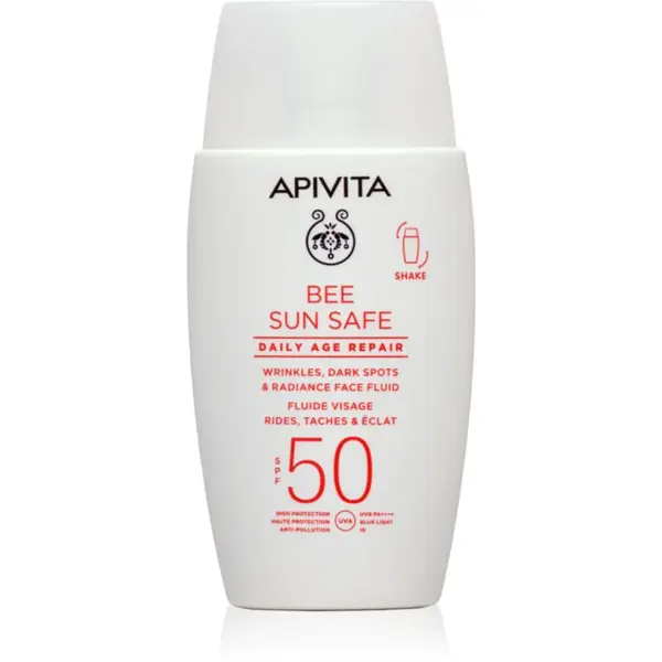 Apivita Bee Sun Safe Daily Age Repair Fluid SPF50 ochranný fluid proti vráskam SPF 50 50 ml