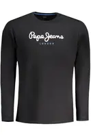 Čierne tričko s dlhým rukávom Pepe Jeans