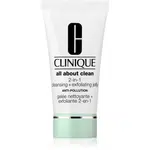 Clinique All About Clean 2-in-1 Cleansing + Exfoliating Jelly exfoliačný čistiaci gél 150 ml