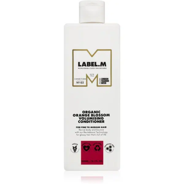 label.m Organic Orange Blossom kondicionér pre objem vlasov 300 ml