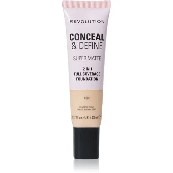 Revolution Conceal & Define zmatňujúci make-up odtieň F3N 23 ml