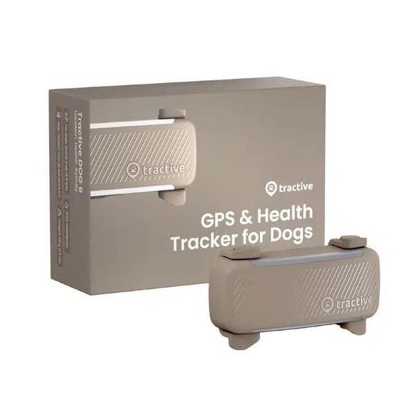 Tractive GPS DOG 6 | GPS lokátor a monitor aktivity a zdravia pre psy - hnedá
