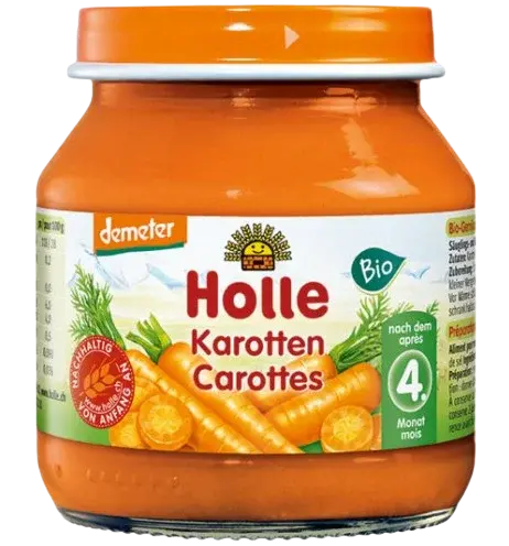 HOLLE bio detská desiata Mrkva 125 g