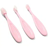 BabyOno Toothbrush zubná kefka pre deti Pink 3 ks