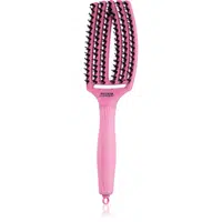 Olivia Garden Fingerbrush Boar & Nylon kefa na vlasy so štetinami z nylonu a diviaka Celestial Pink 1 ks