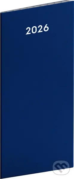 NOTIQUE Vreckový plánovací mesačný diár Modrý 2026