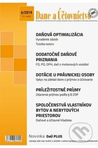 Dane a účtovníctvo 6/2019