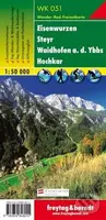 WK 051 Eisenwurzen, Steyr, Waidhofen a.d. Ybbs, Hochkar 1:50 000/mapa