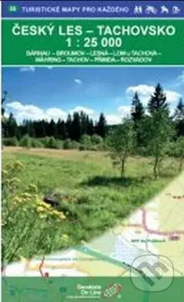 Český les,Tachovsko 1:25 000 (55 Turistické mapy pro každého)