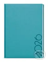 Týdenní diář 2026 Oskar Tora A5 tyrkys