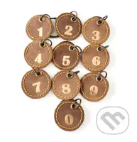 Klíčenka s číslem 9 (Pull Up Hnědá)