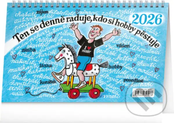 Stolní kalendář Naše hobby 2026 (řádky) - Kamila Skopová