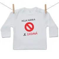 Boodyy Tričko s dlhým rukávom Moja mamka je zadaná 98 (2-3 roky)