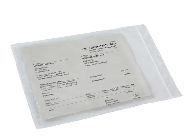 100 ks - Sáček rychlouzavírací PE 180x250/0,05 s kapsou