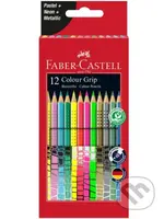 Pastelky Color Grip (metalické-pastelové-neónové set 12 farebné)